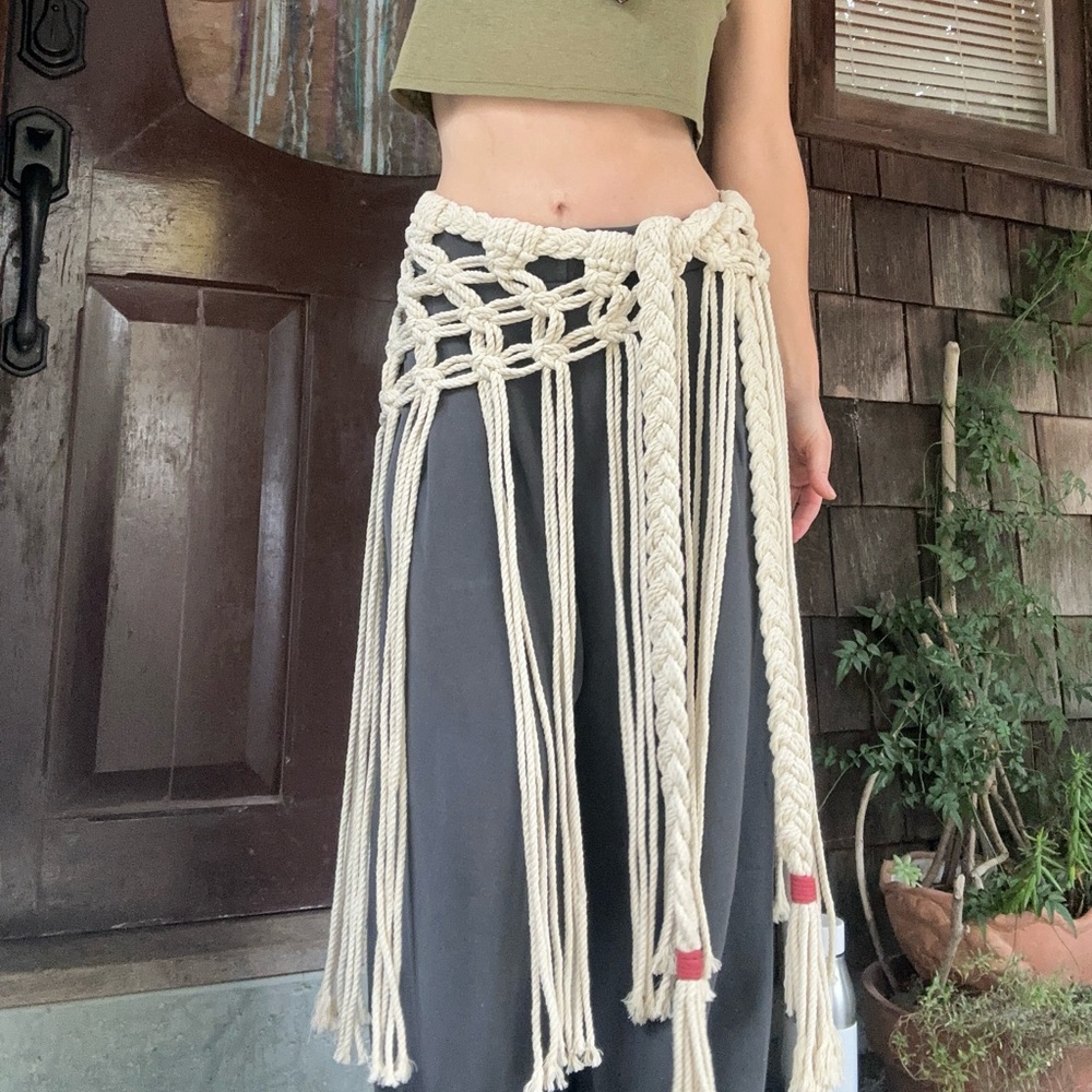 The Spiritweaver Macramé Skirt Wrap